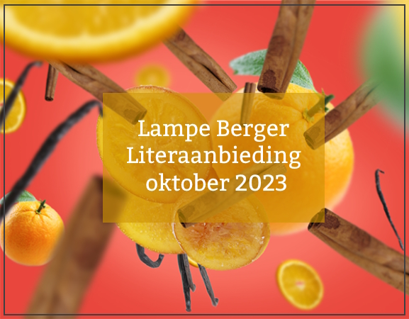 Lampe Berger Literaanbieding oktober 2023